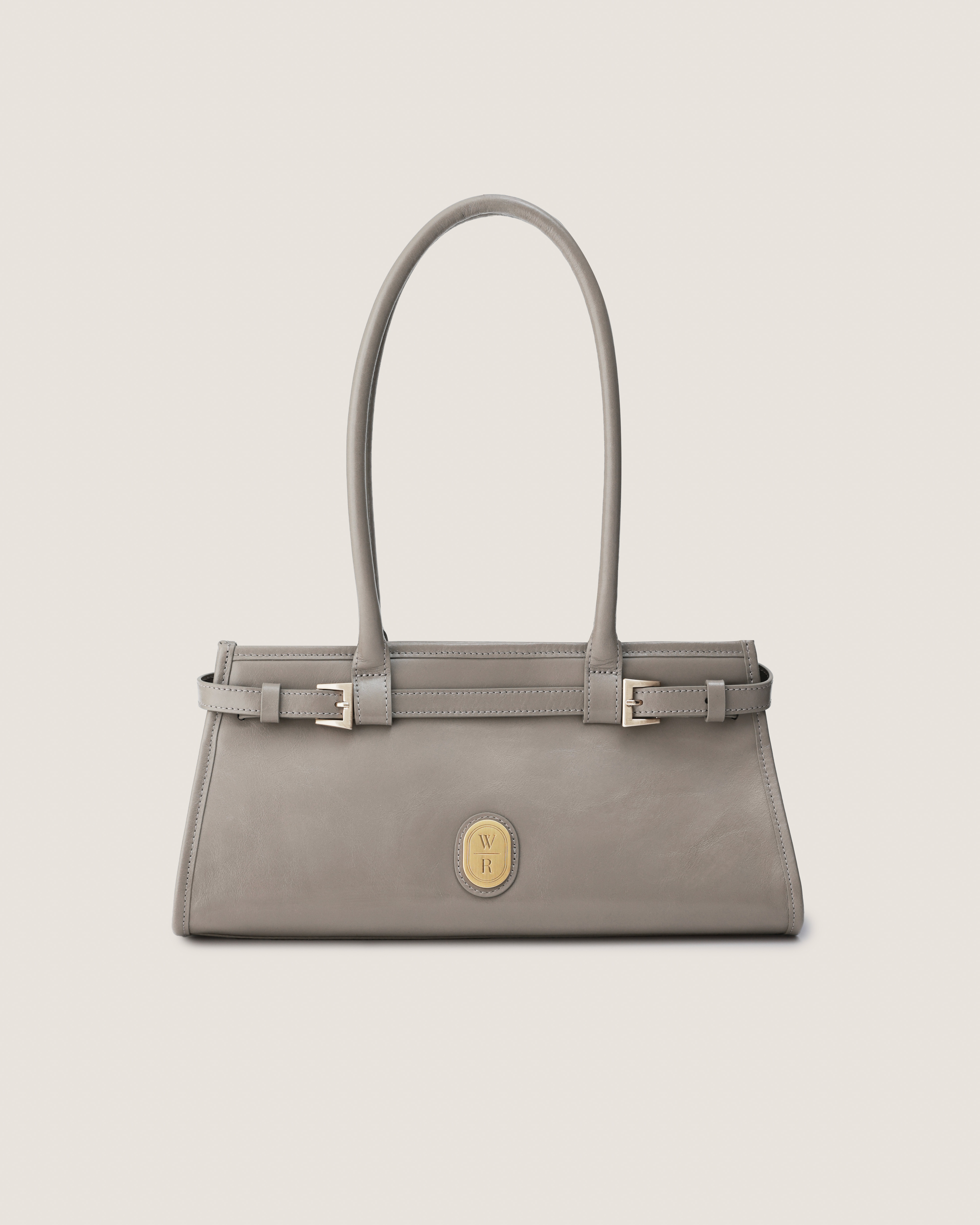 The Carrie Baguette - Stone Grey