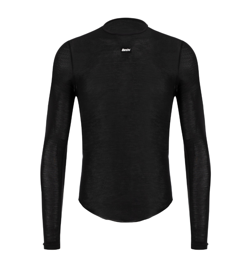 【乾燥】四季長袖內衣 Primaloft DRY -黑|Santini Taiwan