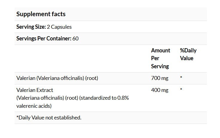代購 Swanson Vitamins, Valerian Root Extract, Standardized, 120 Capsules