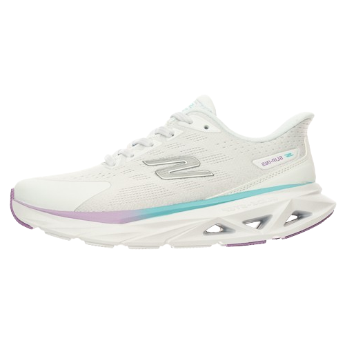 【官網限定】Skechers Glide-Step Vortex Slip-Ins 慢跑鞋 寬楦 女鞋 白 129825WWMLT VII