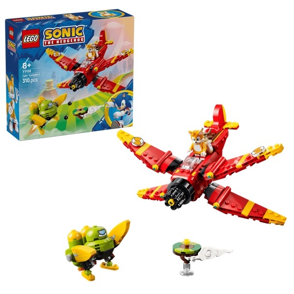 預購【LEGO 樂高】SEGA 音速小子 塔爾斯的托爾內德號 77119 strc