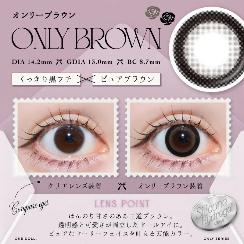 ONEDOLL 1 Day (Only Brown)(10P)