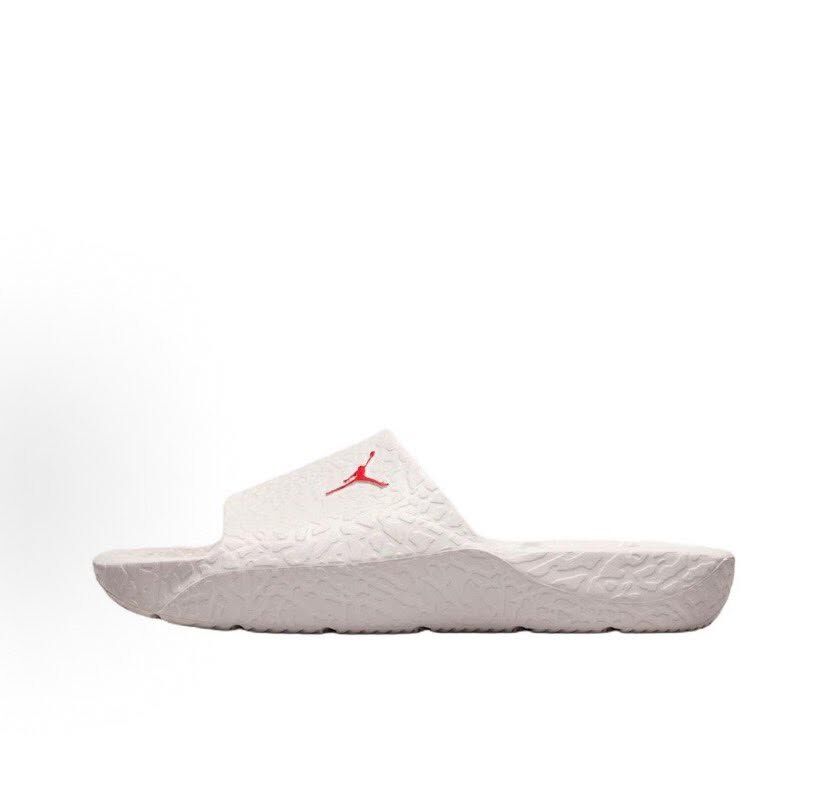 Jordan Franchise 舒適百搭一字拖鞋 男款 米白色HQ2163-003