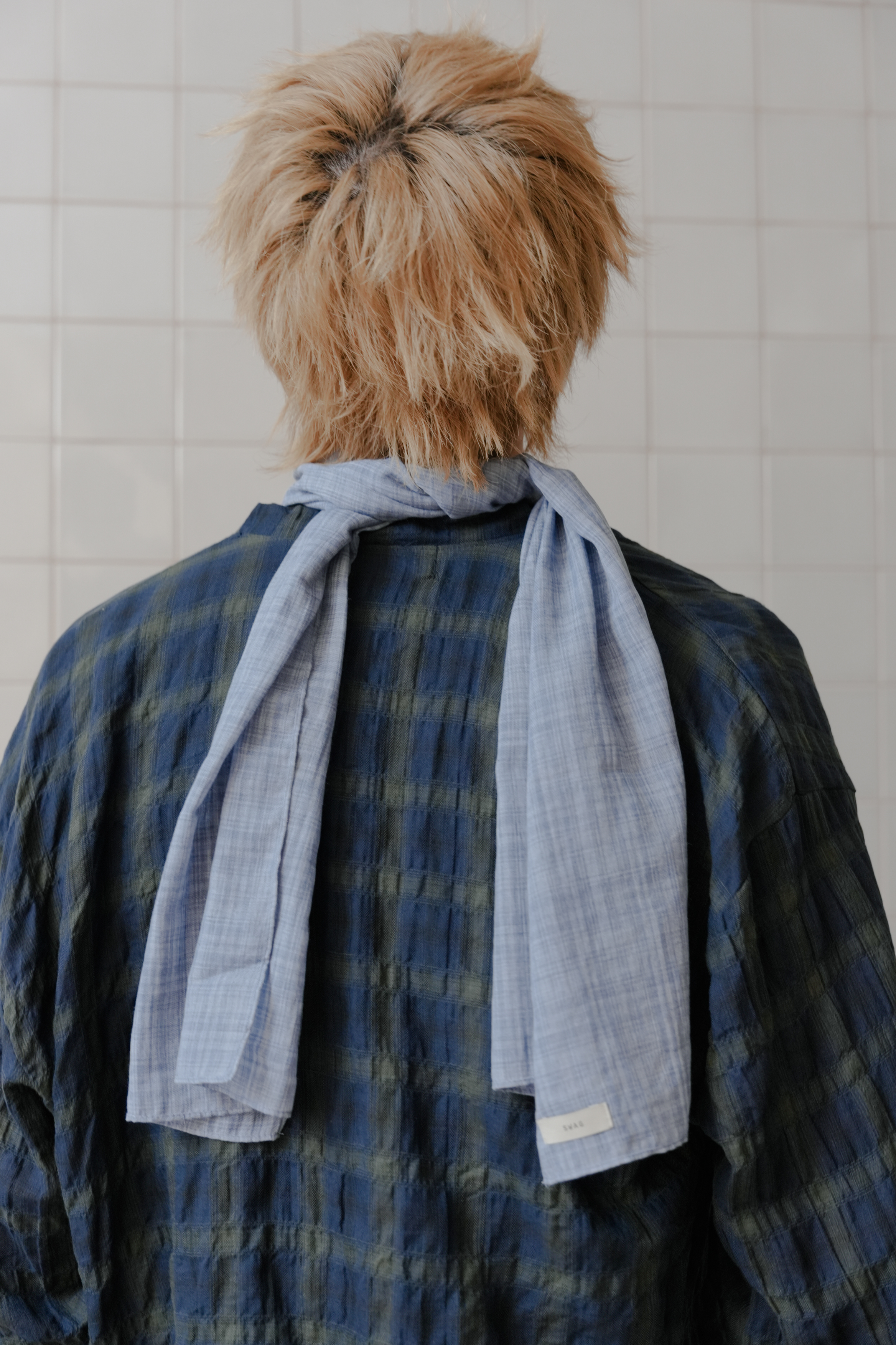 check scarf #圍巾