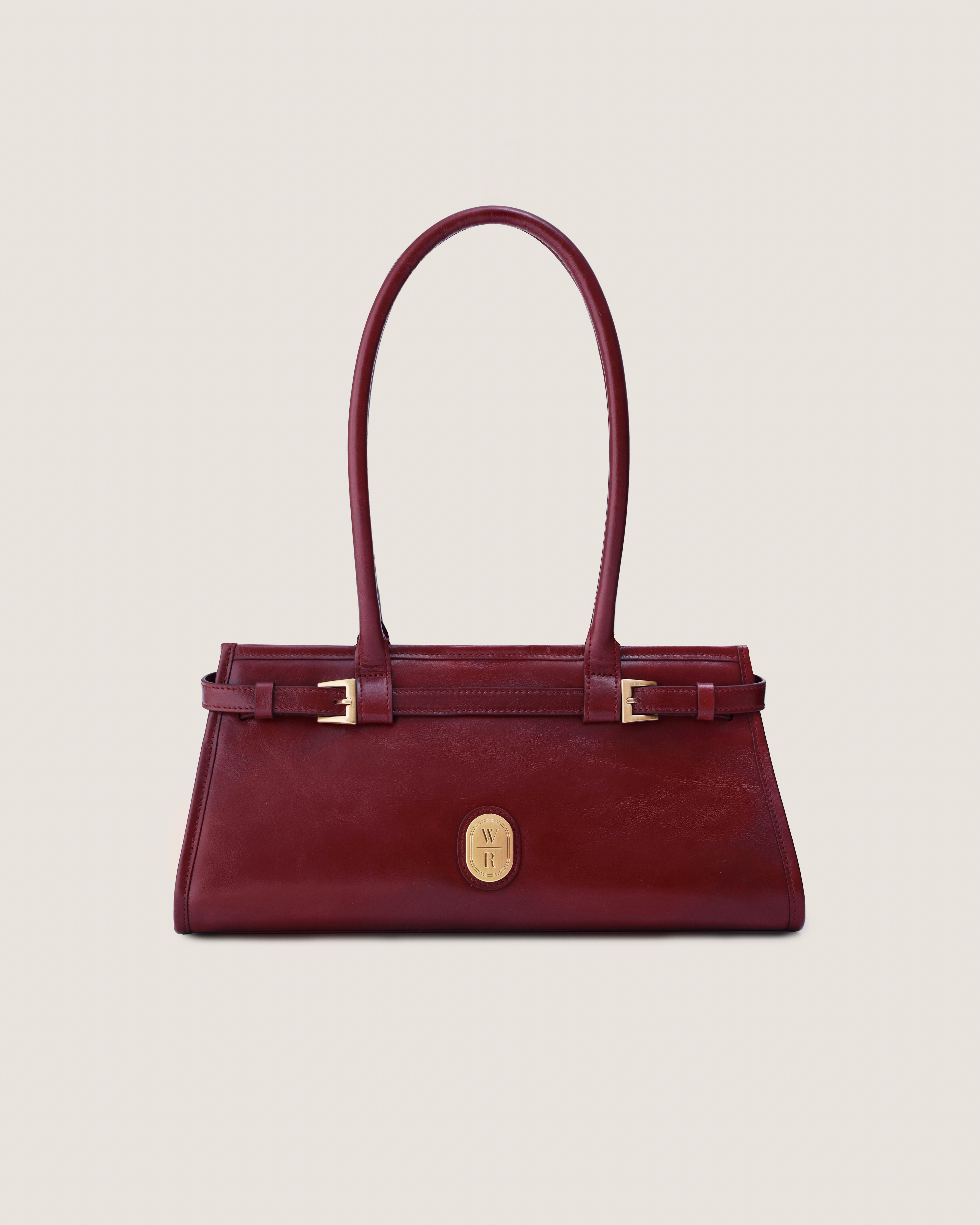 The Carrie Baguette - Bordeaux