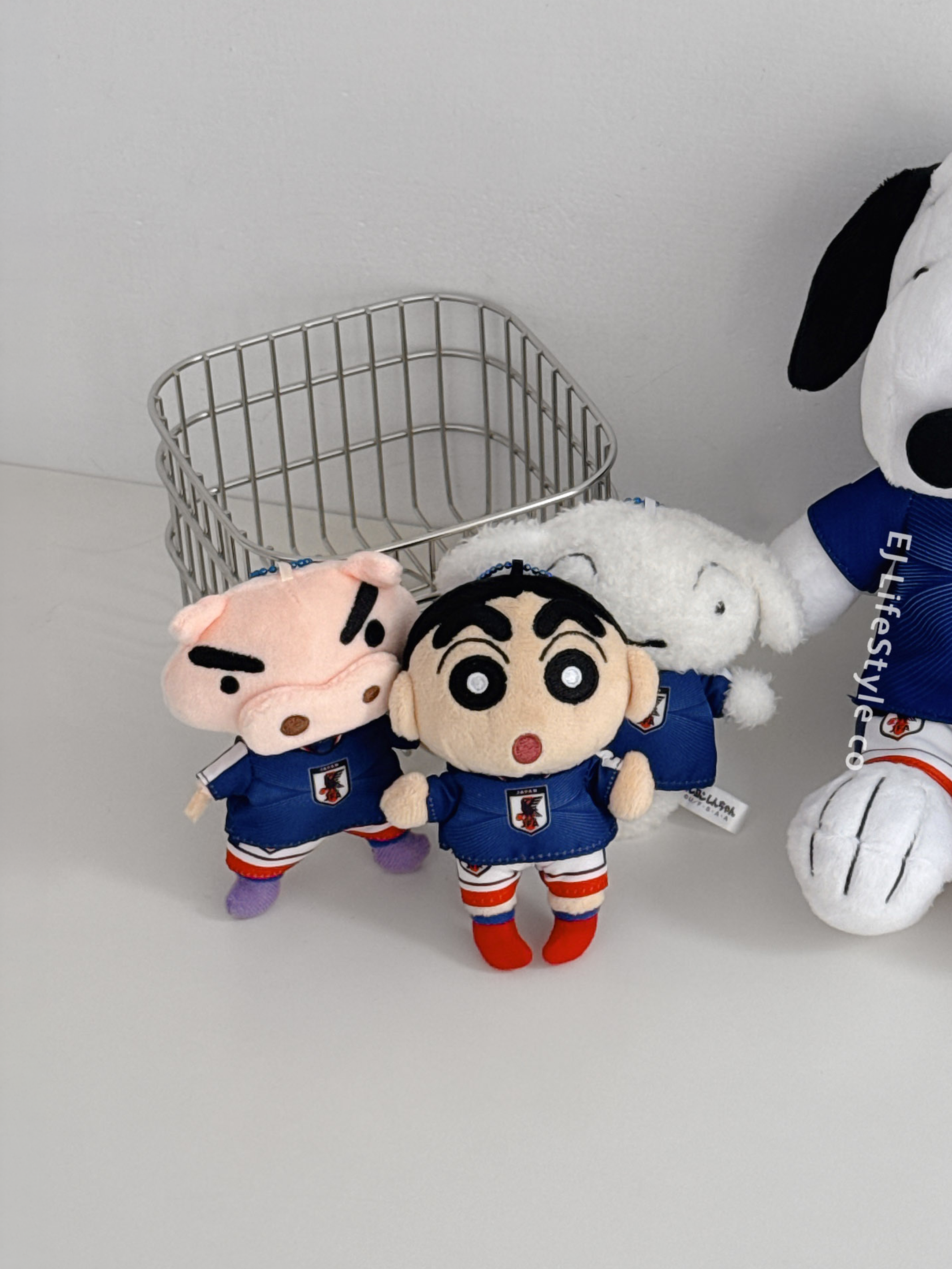 🇯🇵 SAMURAI BLUE X 蠟筆小新 2026 FIFA 日本足球 JFA 藍武士聯名 吊飾 小新 小白 肥嘟嘟左衛門 / 現貨