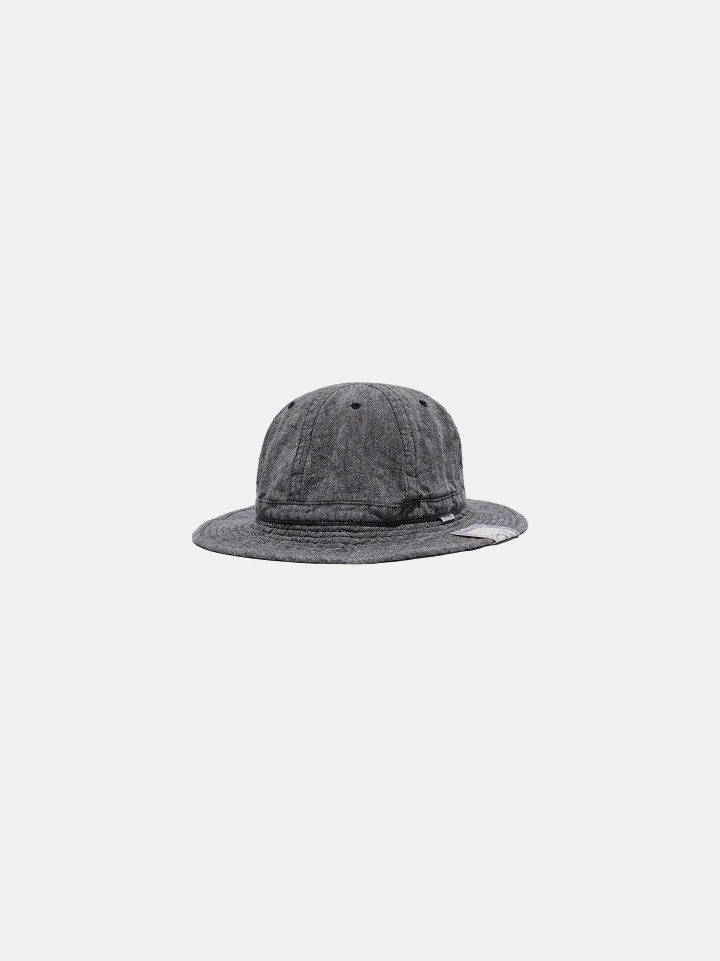 The H.W. Dog & Co. Linen Fatigue Hat Black