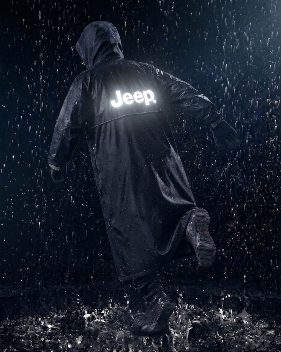 <颱風來襲也不怕> Jeep 機能 防風 防暴雨 防水 加厚 長版 雨衣 三色