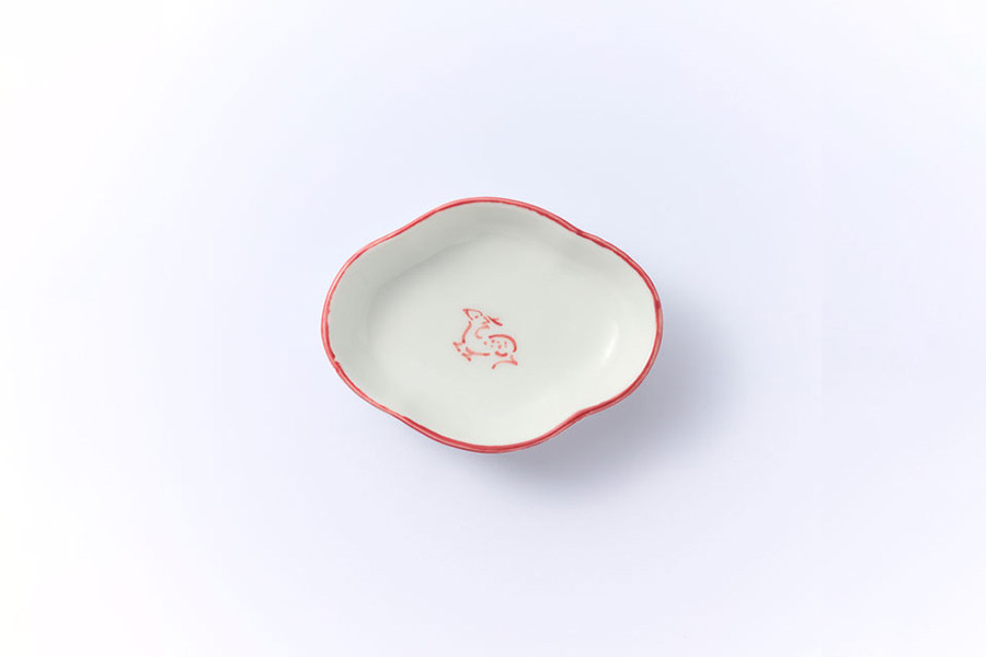 中川政七商店 - 有田燒豆皿 / 赤鹿
