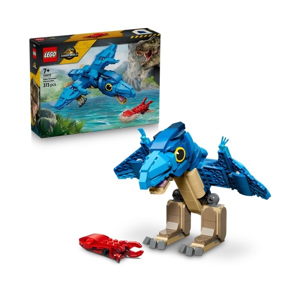 預購【LEGO 樂高】侏儸紀世界 恐龍寶寶：無齒翼龍 77977 strc