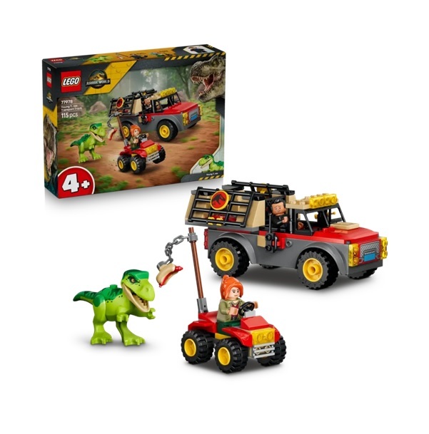 預購【LEGO 樂高】侏儸紀世界 小暴龍運輸車 77978 strc