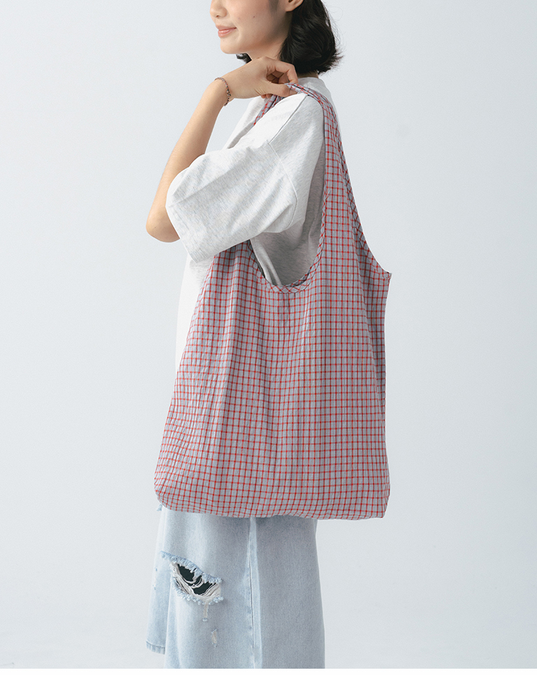 Classic checkered shoulder bag, available in three colors【06070442】in stock+pre-order