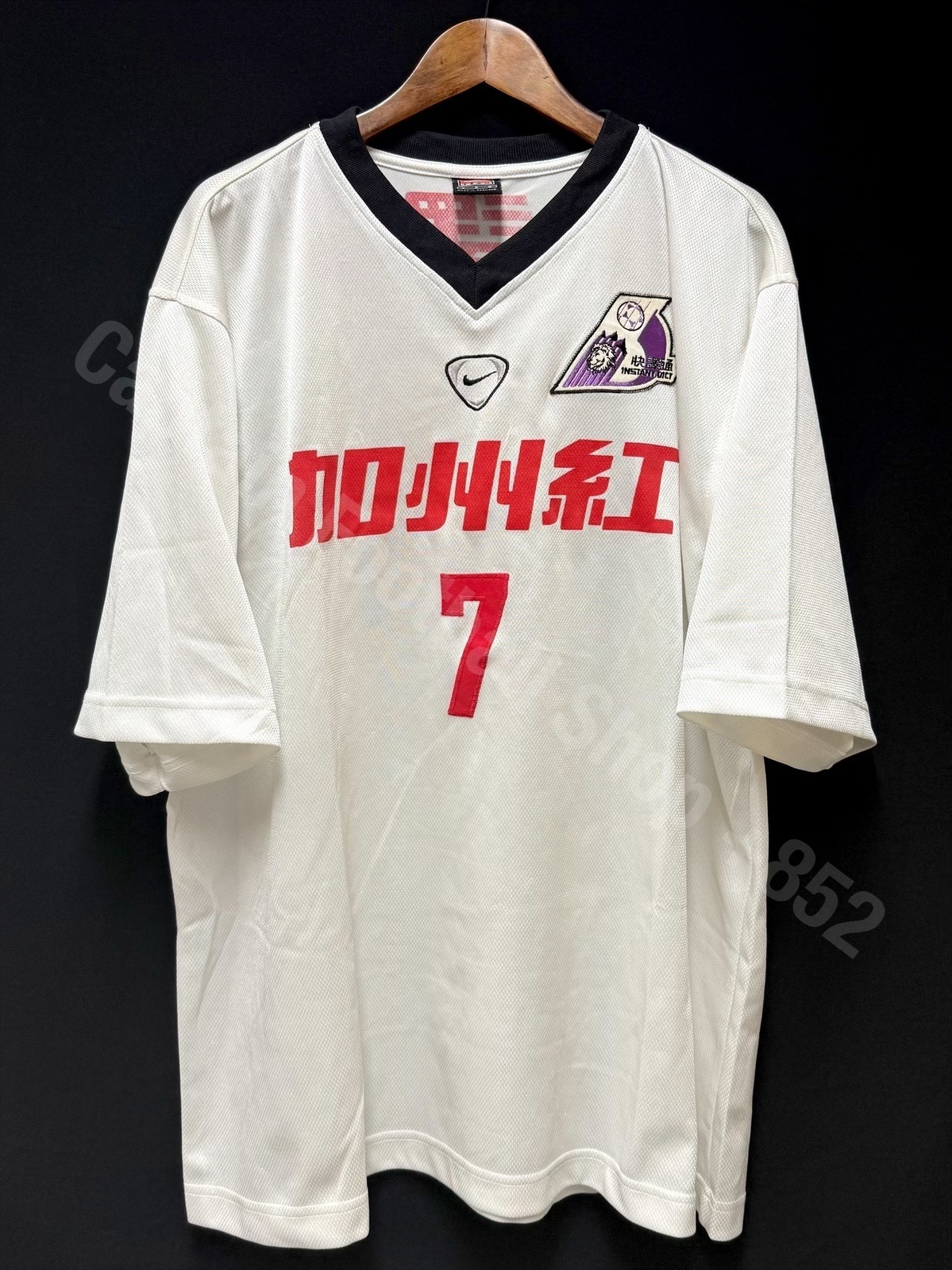 (Match Worn) Instant Dict Football Team 2000-2001 Nike Home Match Worn Shirt #7