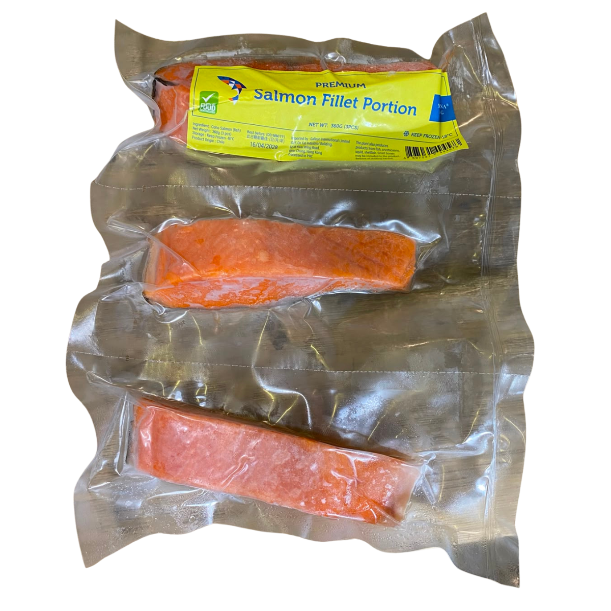 Chile Salmon Fillet Skin On 360g/pack