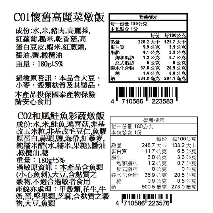 捷捷樂齡食品-全品項燉飯6件組 (含牛)