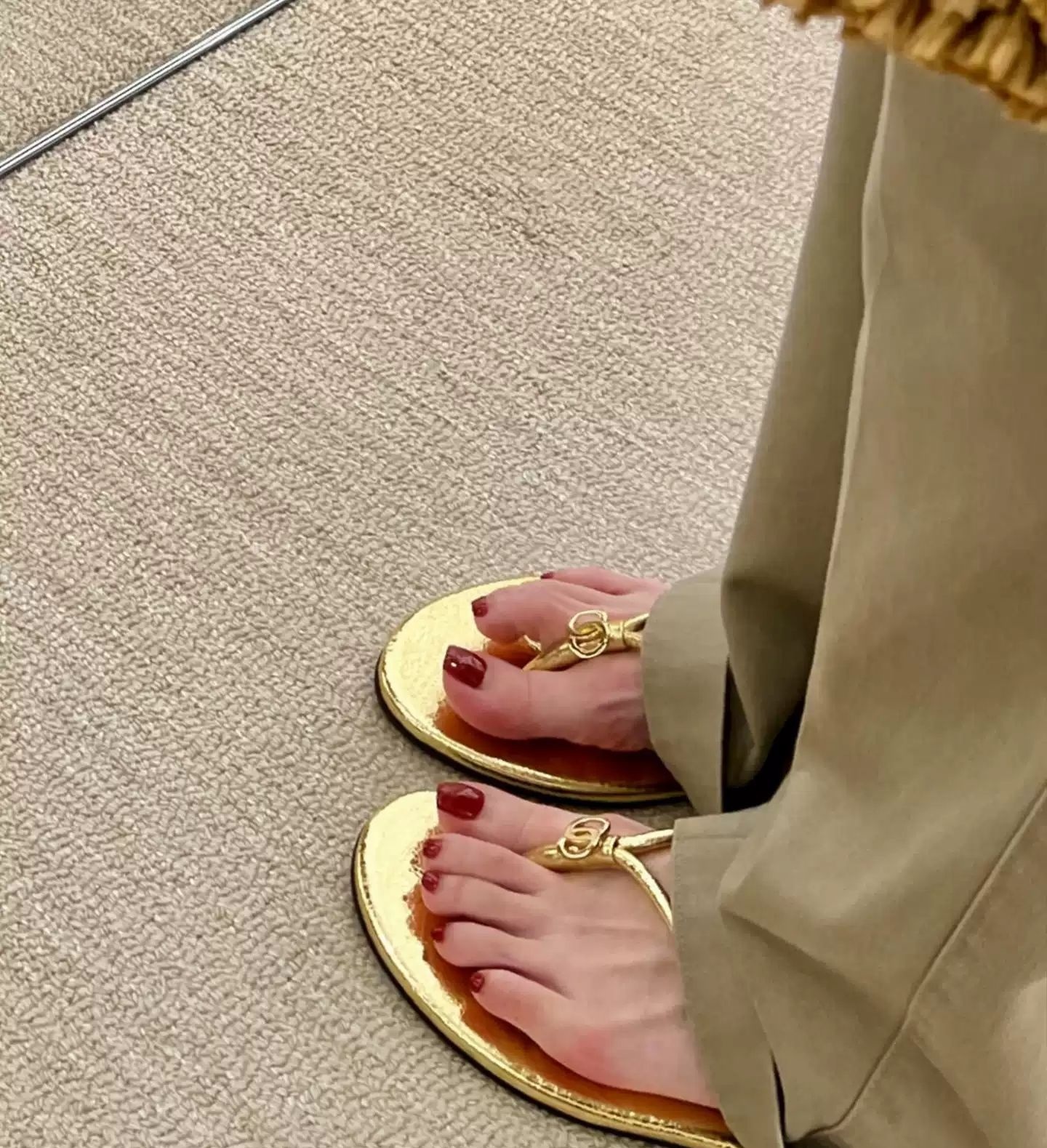 小香夾腳 平底拖鞋(35-41)