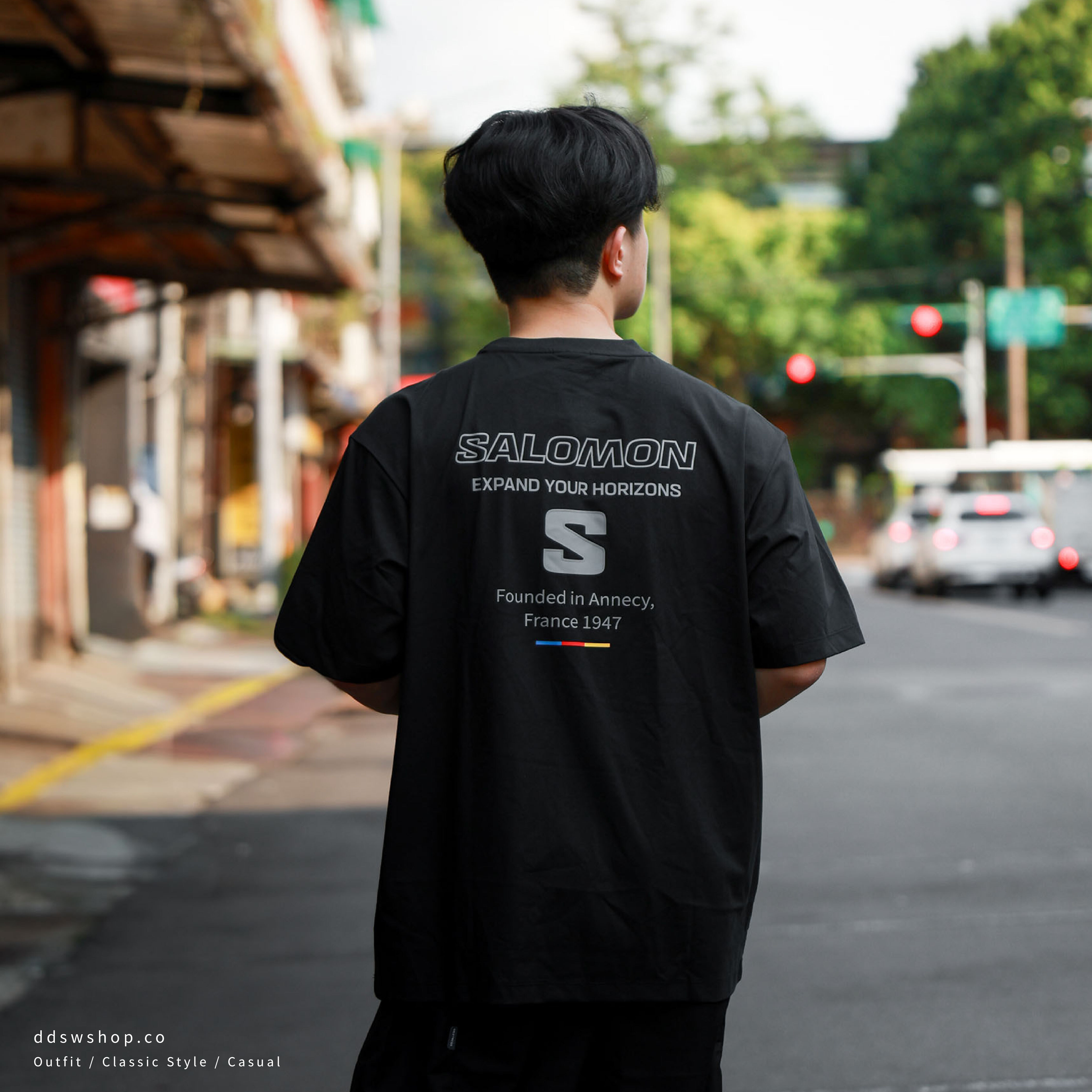 "代購" Salomon UNI Scope Short Sleeve 韓國限定款 寬鬆機能短T