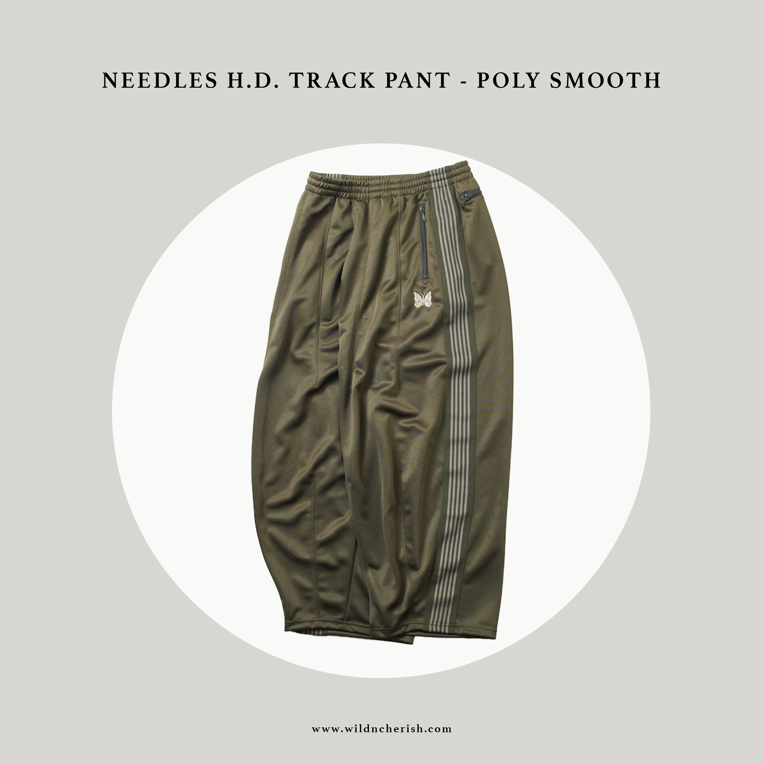 預訂 | NEEDLES H.D. Track Pant - Poly Smooth