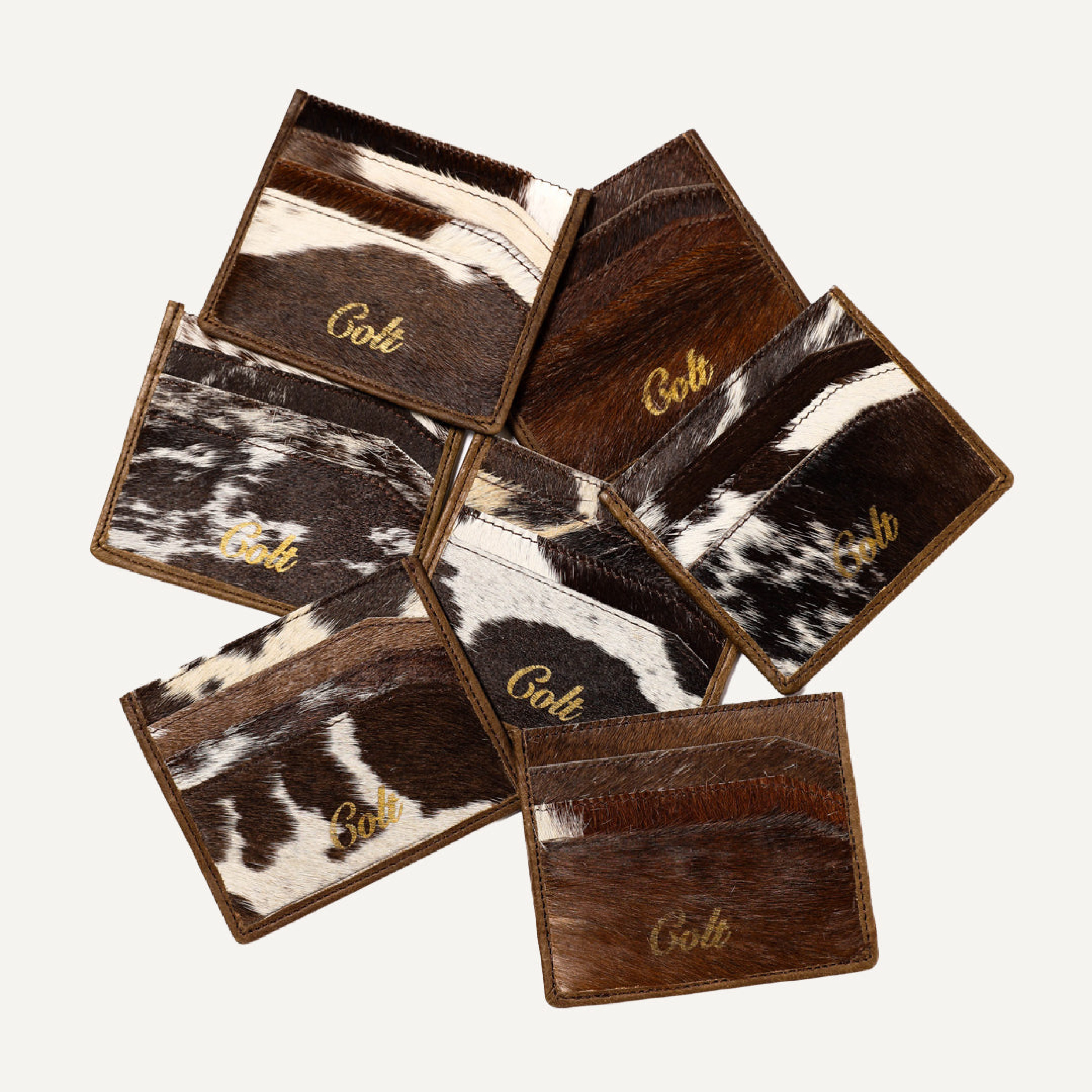 Colt Cowhide Cardholder - Tan