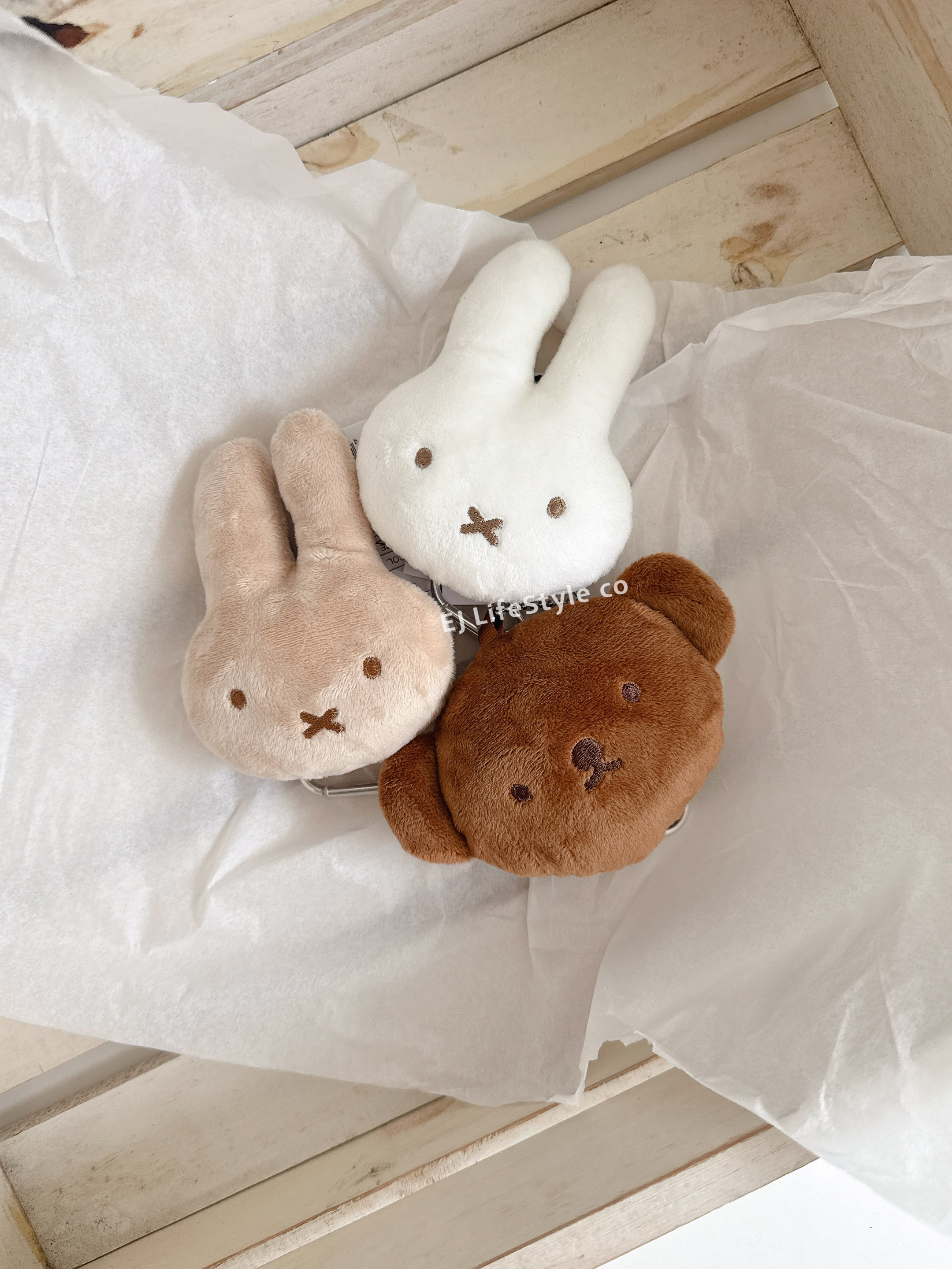 🇯🇵 miffy 米飛兔 DICK BRUNA HANG 大頭造型 毛絨鑰匙圈掛件 包包吊飾扣 / 現貨