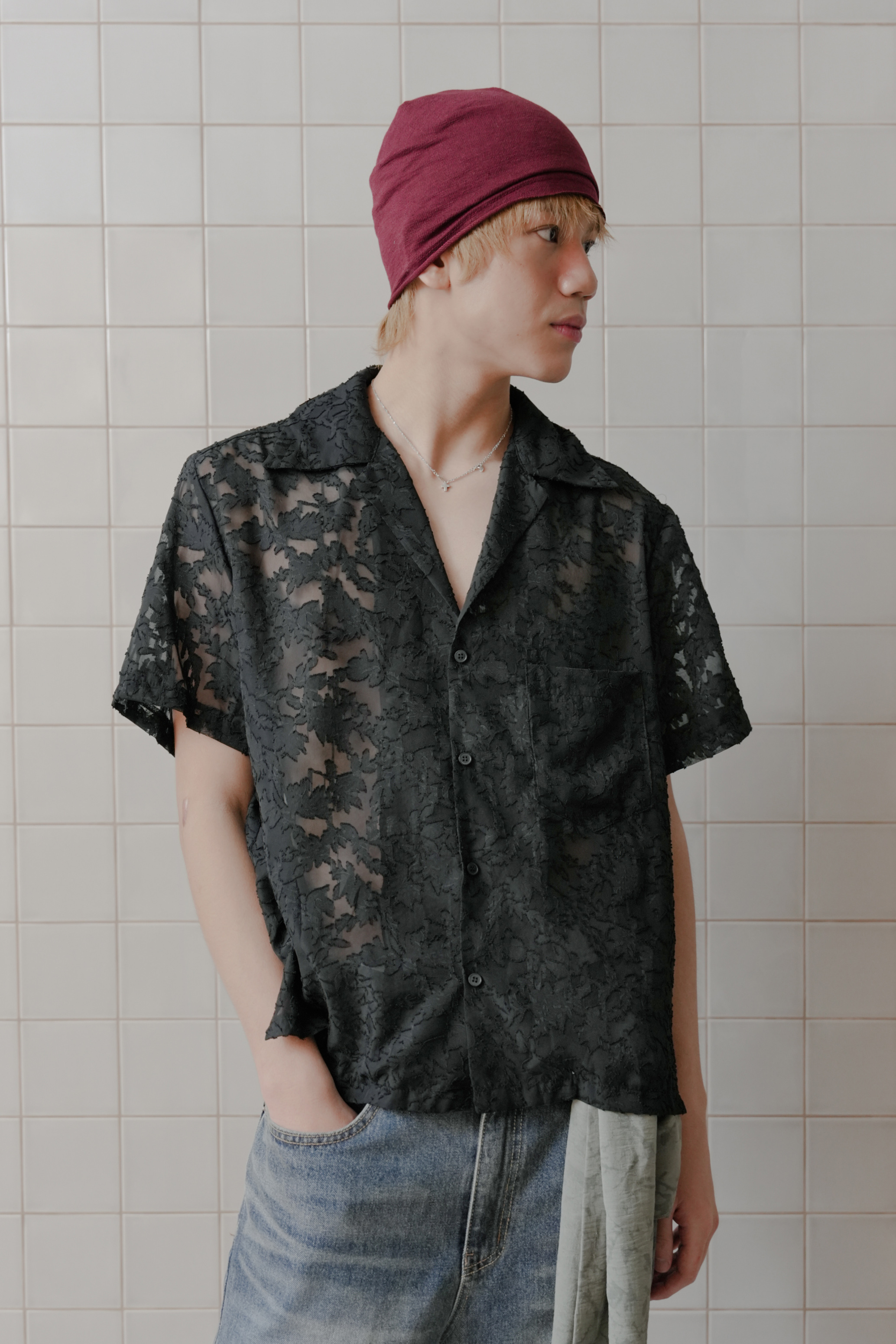 floral lace shirt #襯衫