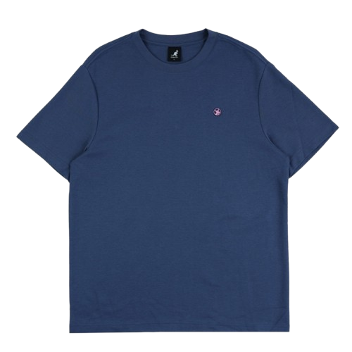 【官網限定】KANGOL  星空藍 微落肩短T 袋鼠 印花 短袖 6625101482 VII