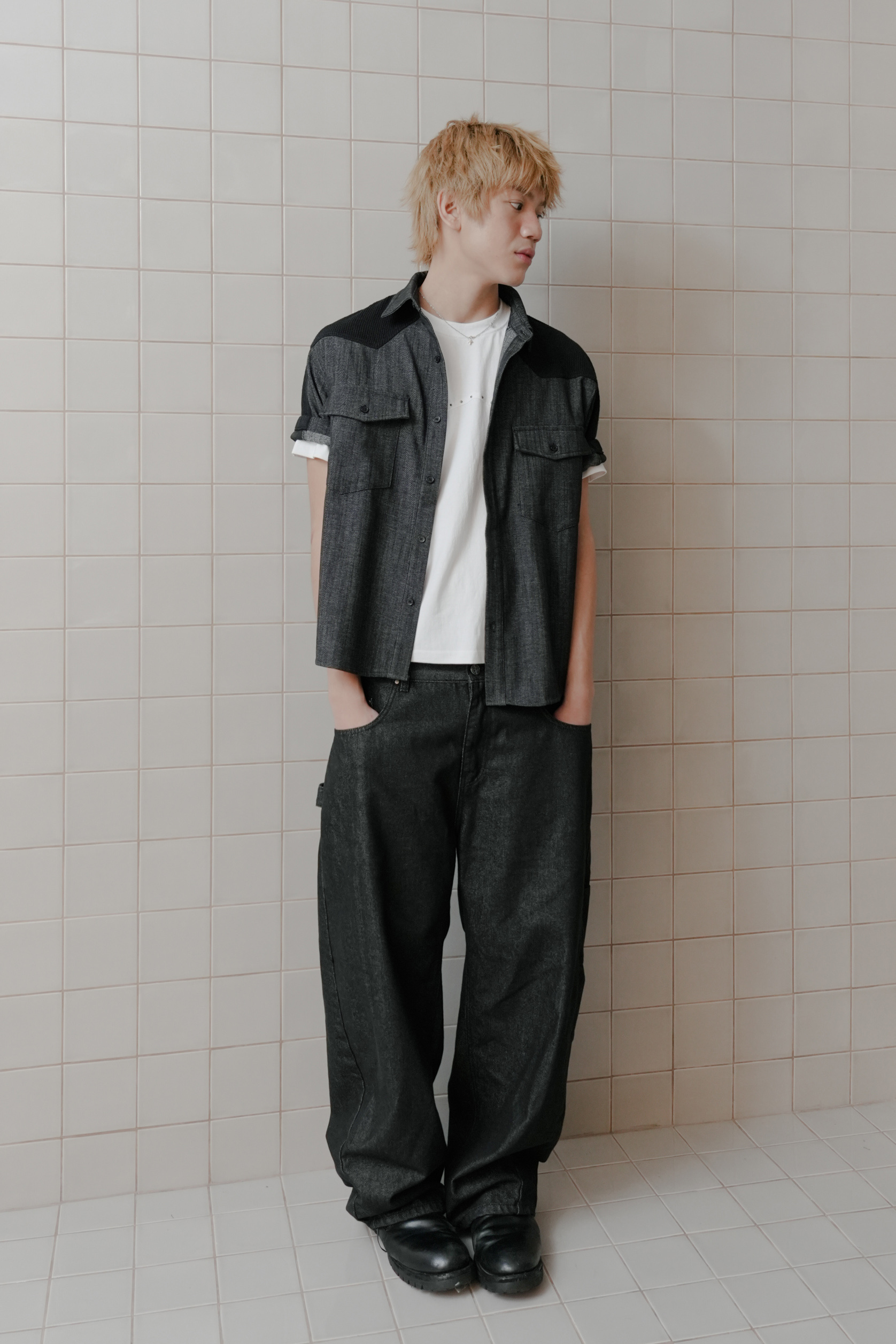 moro western denim shirt #襯衫