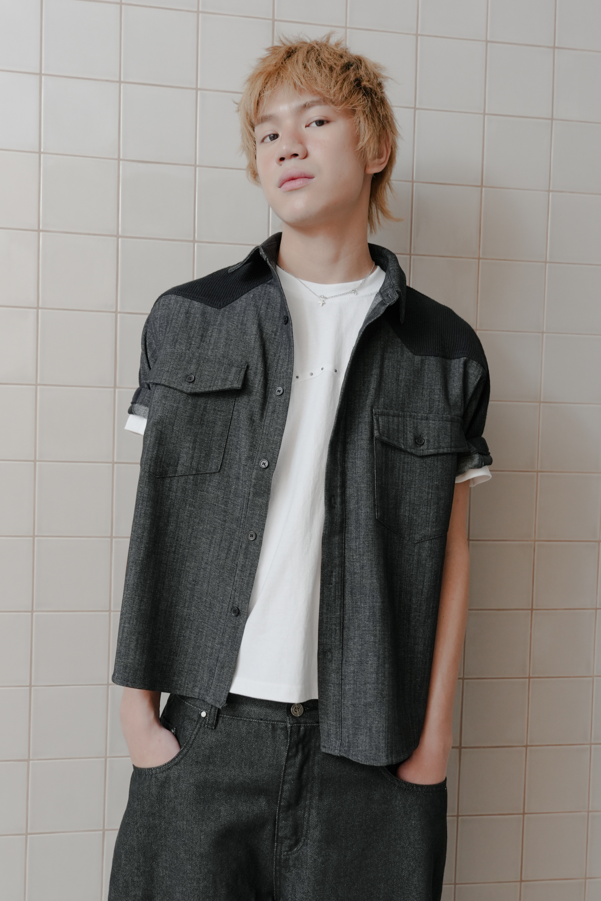 moro western denim shirt #襯衫