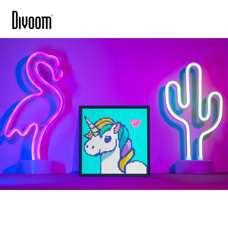 Divoom Pixoo‑64 II 藍牙智能像素顯示板｜64×64 像素｜RGB 動態顯示｜桌面美學升級