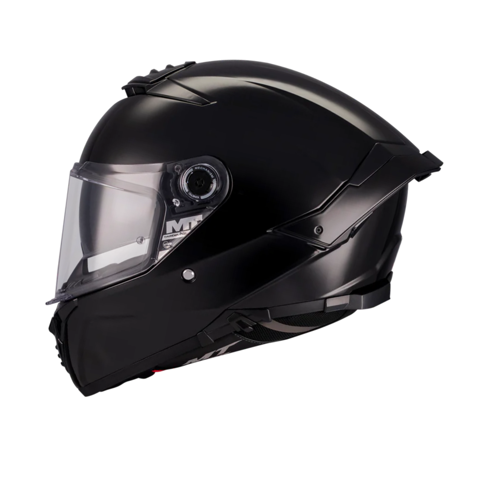 MT HELMETS THUNDER 4 SV PURE A1 GLOSS BLACK 亮面