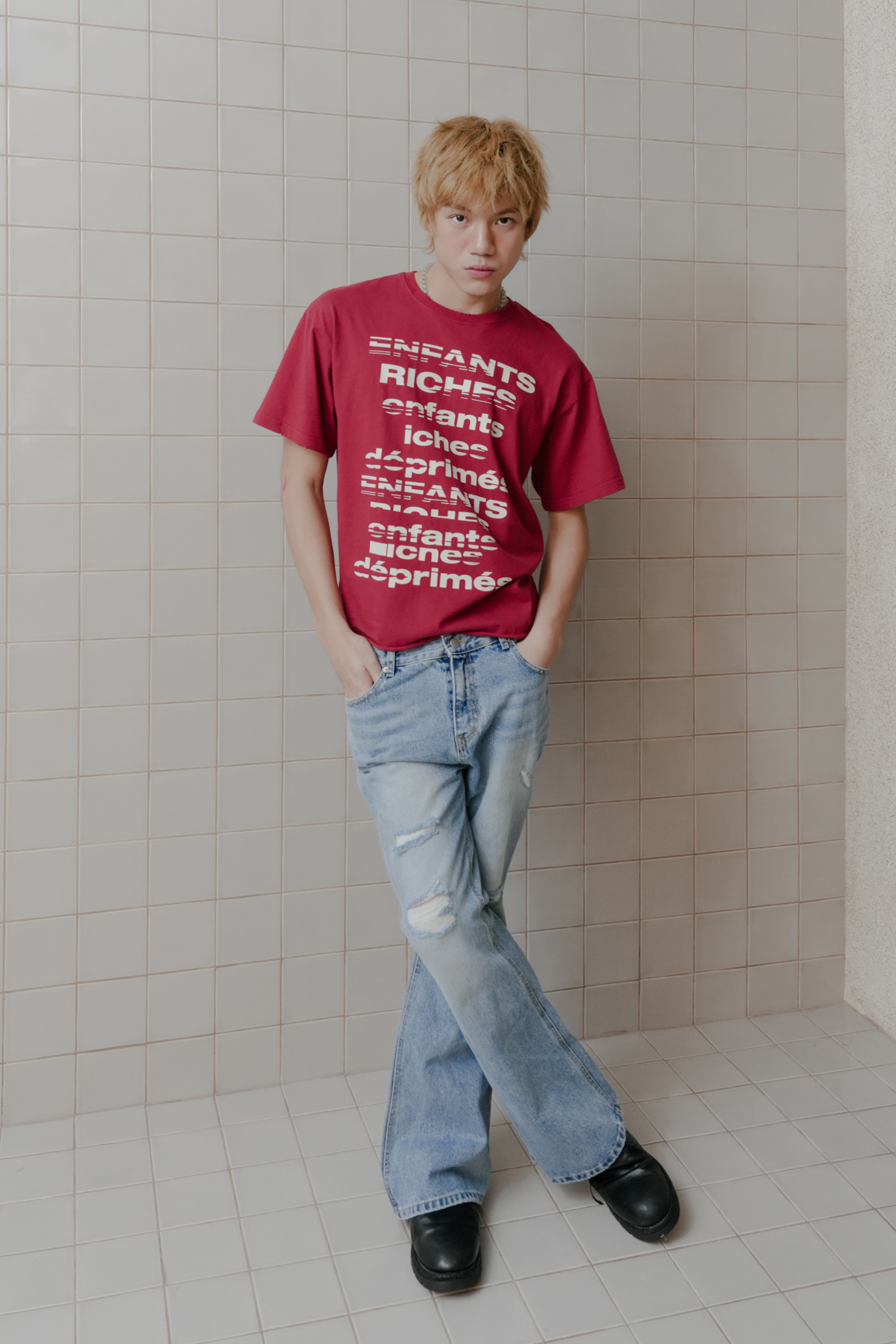 rich short sleeve tee #上衣