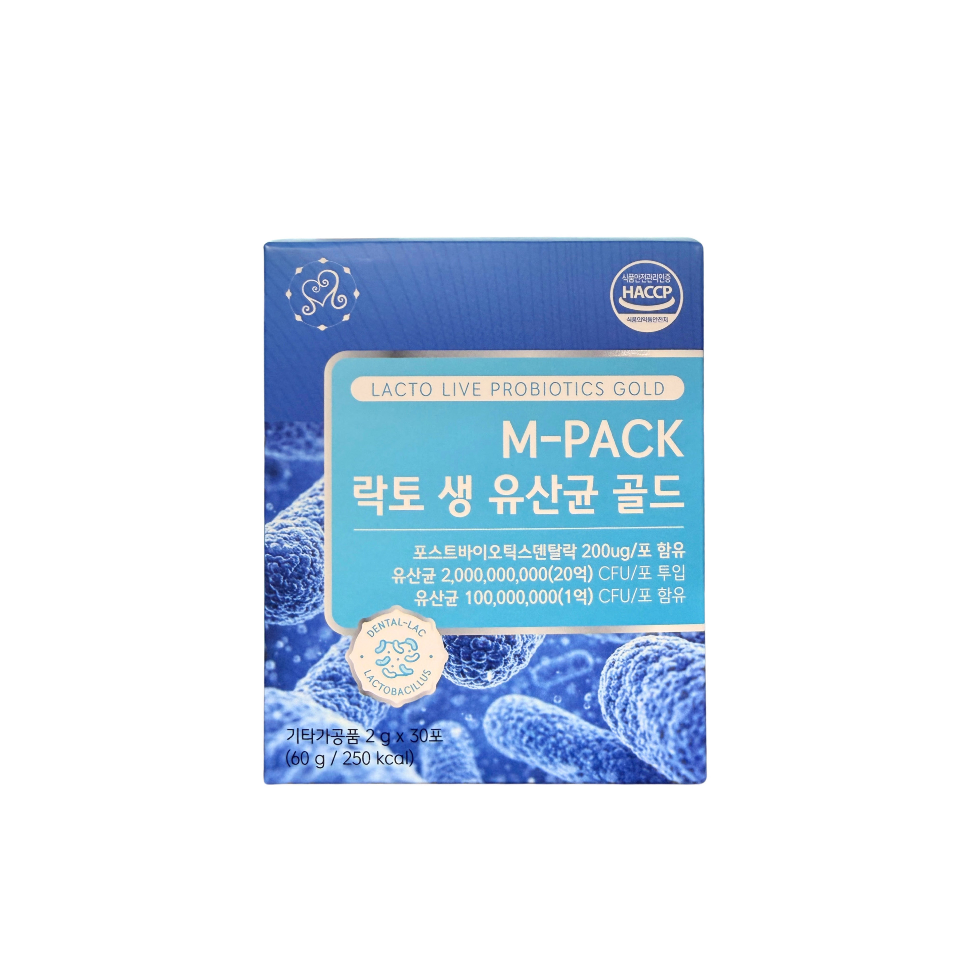 M-PACK 乳酸菌黃金益生菌 (口腔+腸道雙重調理) (2g x30包)