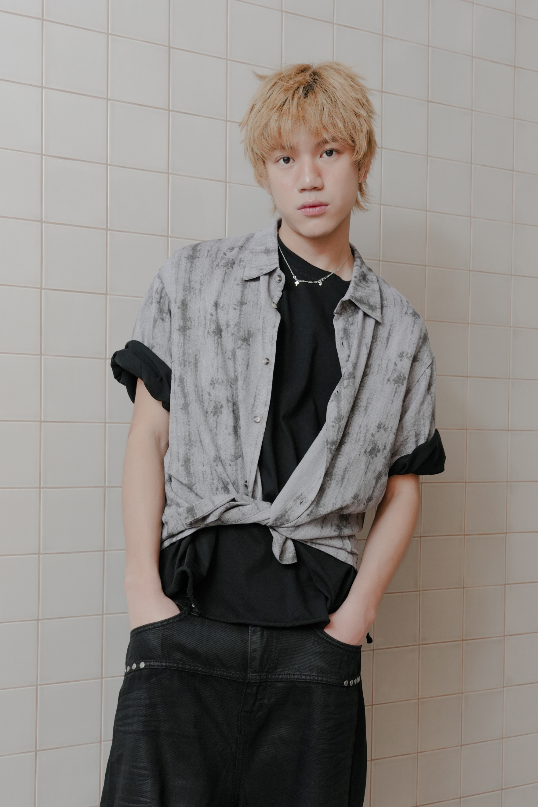 vintage tie-dye shirt #襯衫