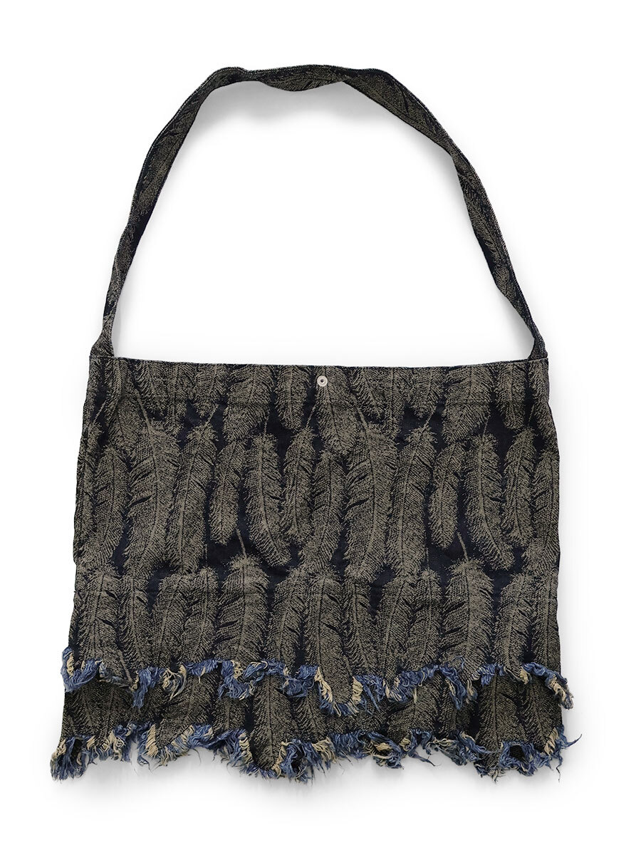 2026SS KAPITAL 12oz Magpie Denim Medicine Bag Large 大 喜鵲 羽毛 醫生包 藥包 側背包 現貨 K2403XB508EK-1890XB