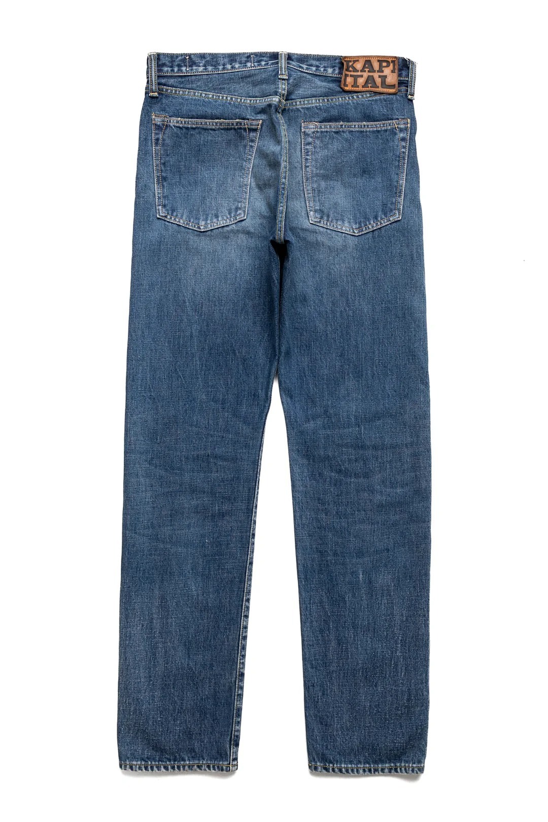 2026SS KAPITAL 13.5oz Zimbabwe Denim 5-Pocket Monkey TH Distressed 五口袋 赤耳 布邊 水洗 直筒 牛仔褲 現貨