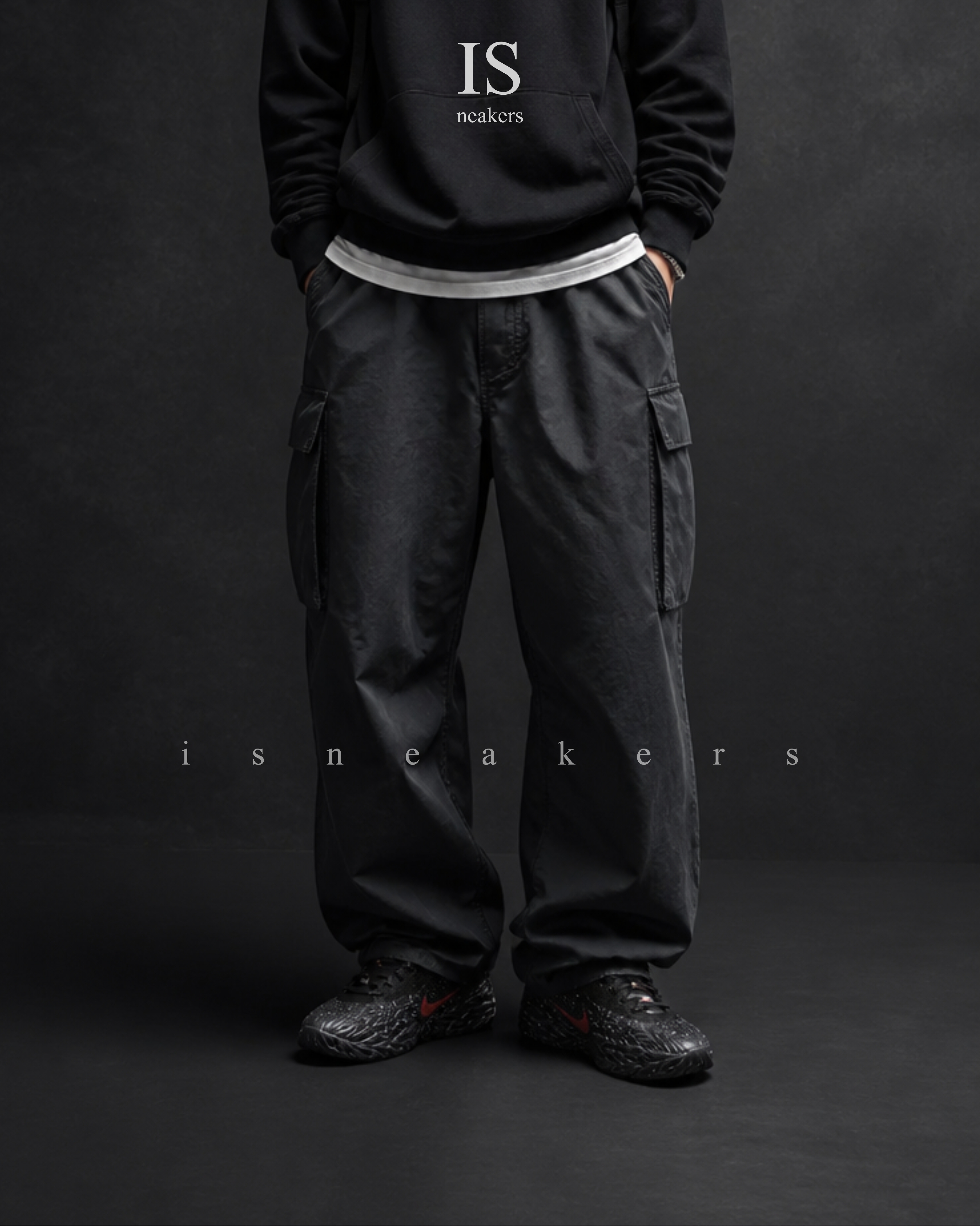 iSNEAKERS｜NIKE S.T. CHARGE PE EP 黑灰 灰 黑紅 黑 籃球鞋 實戰鞋 黑猛毒 IO8062-003