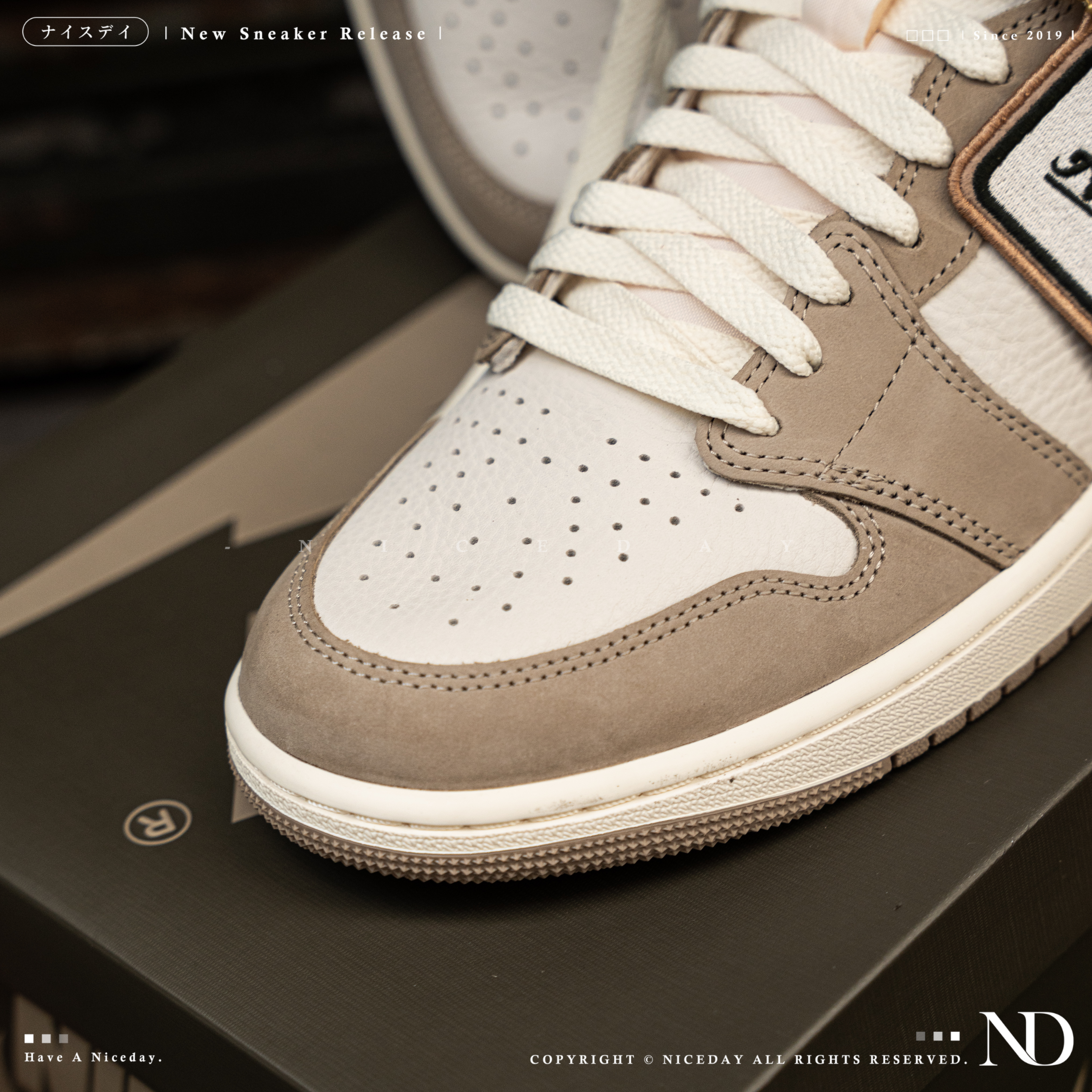 NICEDAY 現貨 Nike Air Jordan 1 OG 大地色 卡其 淺摩卡 淺棕 米色 FD2596-201