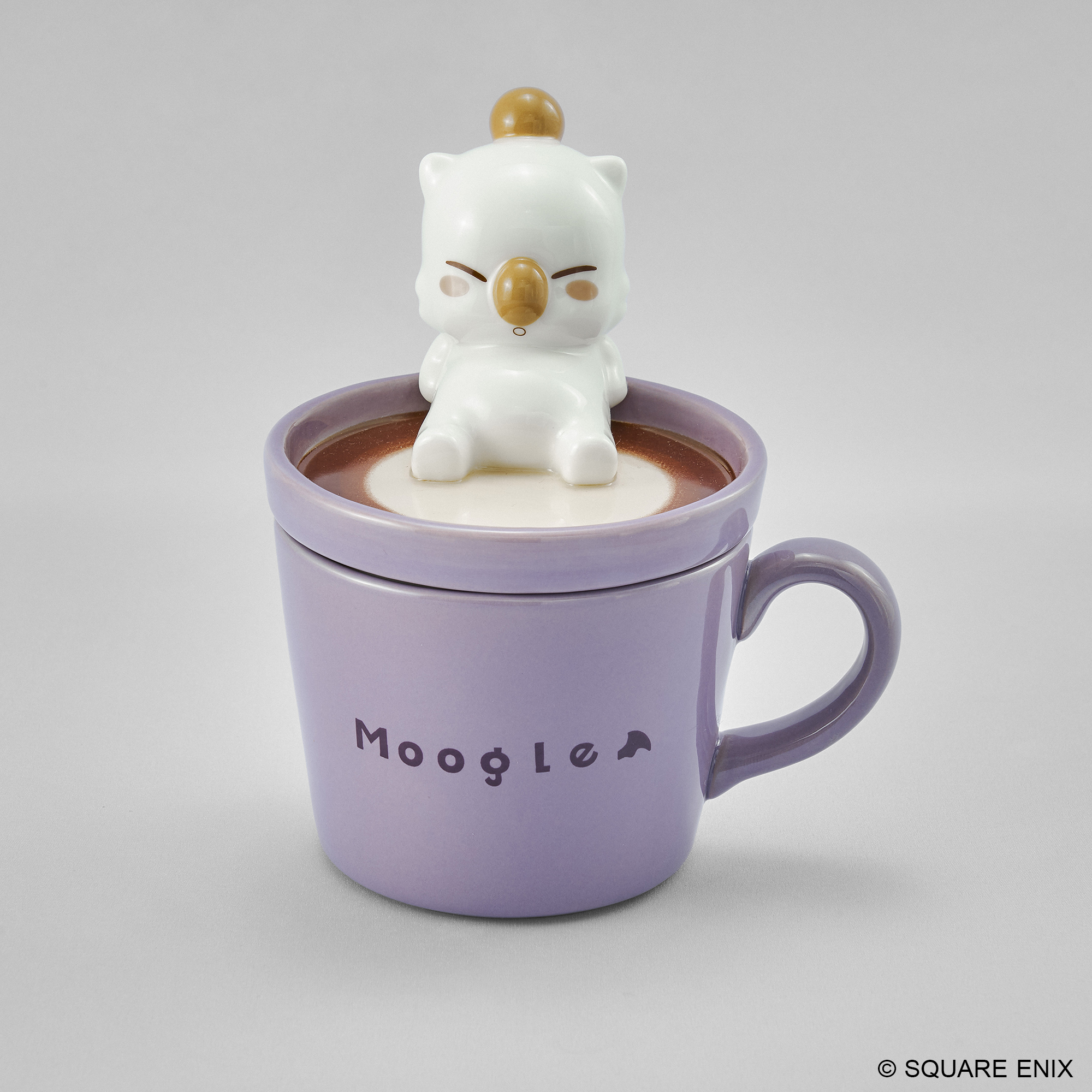"Final Fantasy" Latte Art Figure Mug Moogle