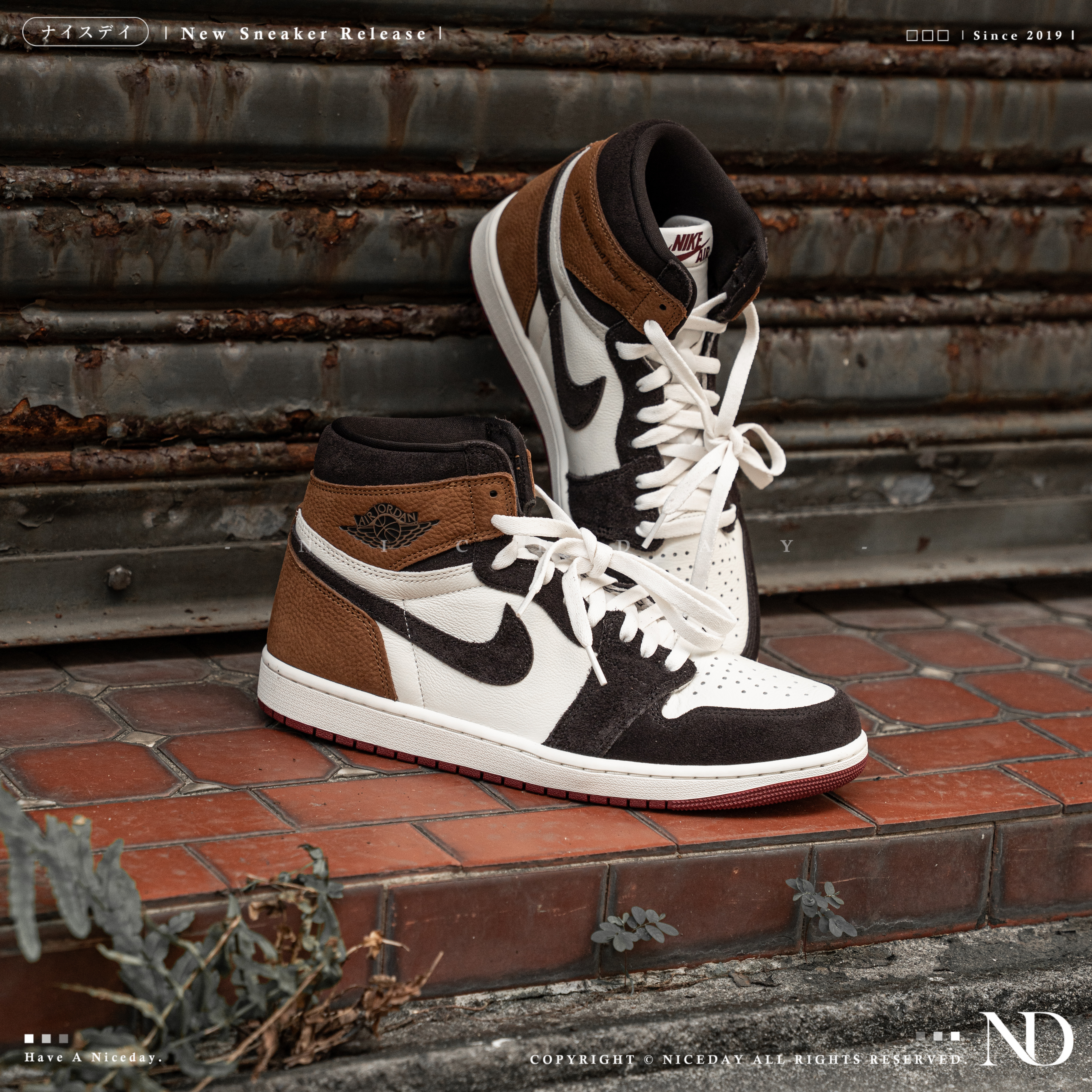 NICEDAY 現貨 Nike Air Jordan 1 OG 摩卡 卡其 深棕 可可 男款 DZ5485-201