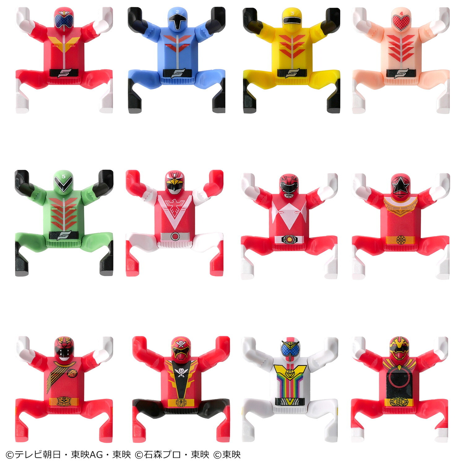 Super Sentai Series 3D Magnet Figure Super Sentai Dice