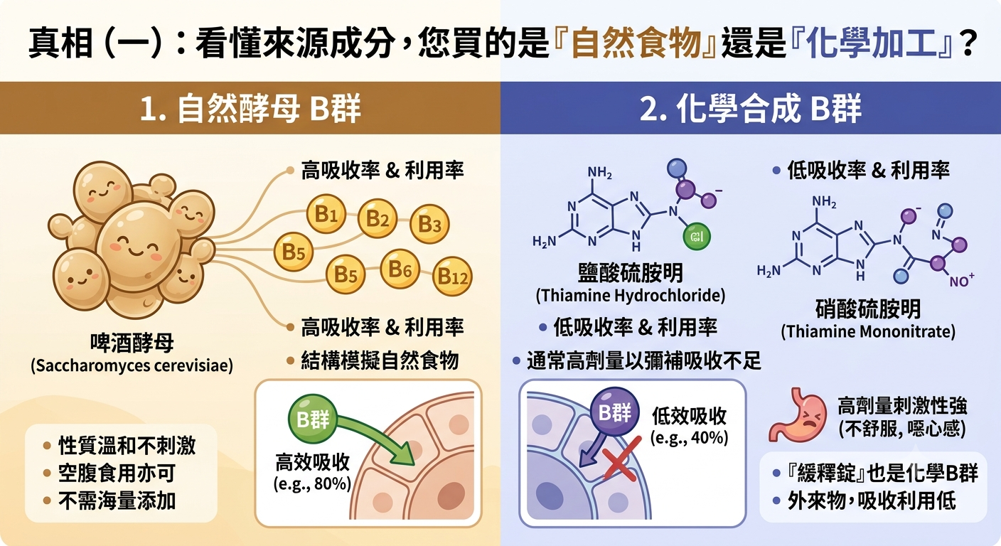 真相（一）：看懂來源成分，您買的是『自然食物』還是『化學加工』？