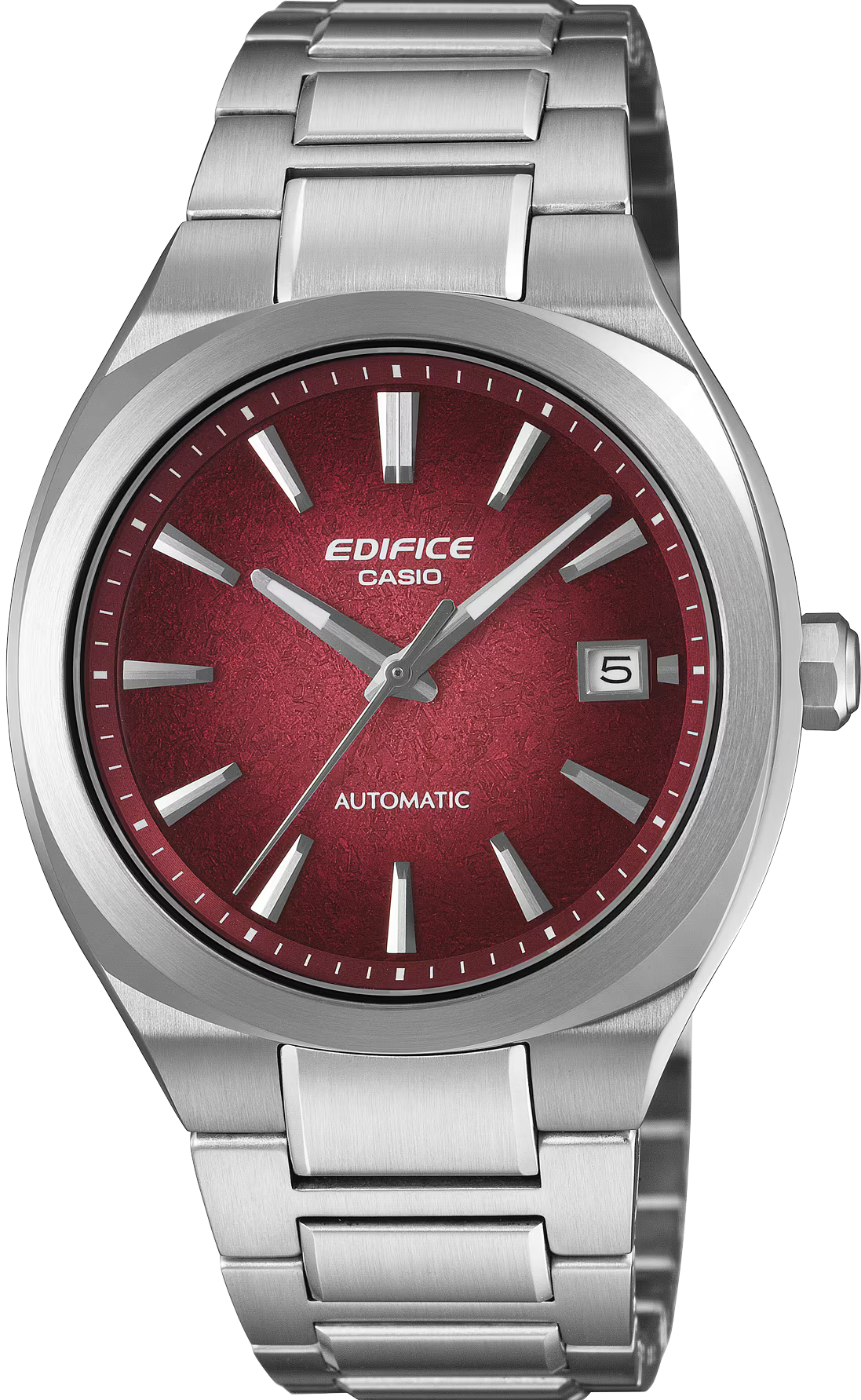 萬年鐘錶 - CASIO EDIFICE 系列 賽車系列鍛造碳面盤大三針機械男錶 EFK-200D-4A 錶徑 : 38.8MM