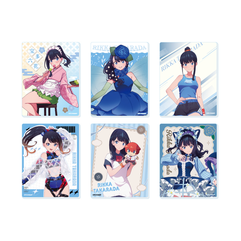 Acrylic Card "GRIDMAN UNIVERSE" 28 Takarada Rikka Box (Original Illustration)
