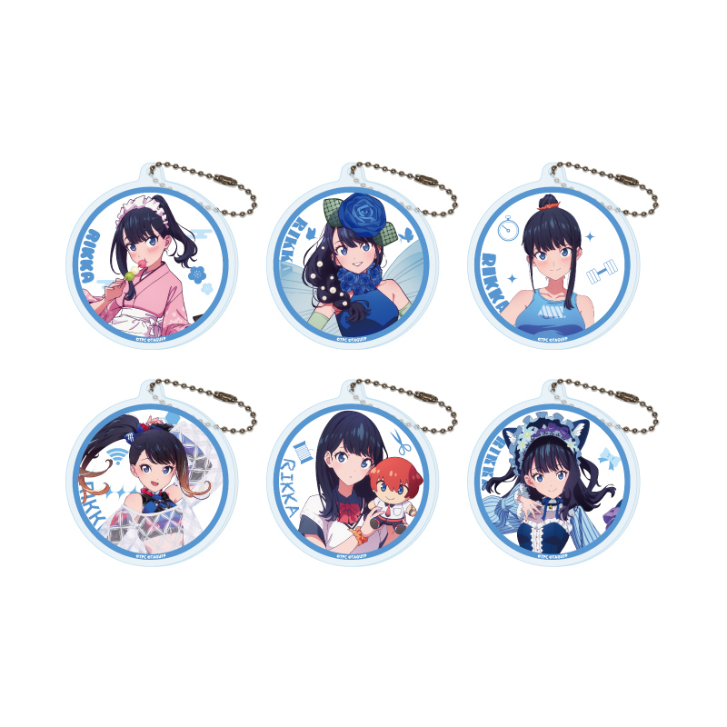 Acrylic Key Chain "GRIDMAN UNIVERSE" 17 Takarada Rikka Box (Original Illustration)