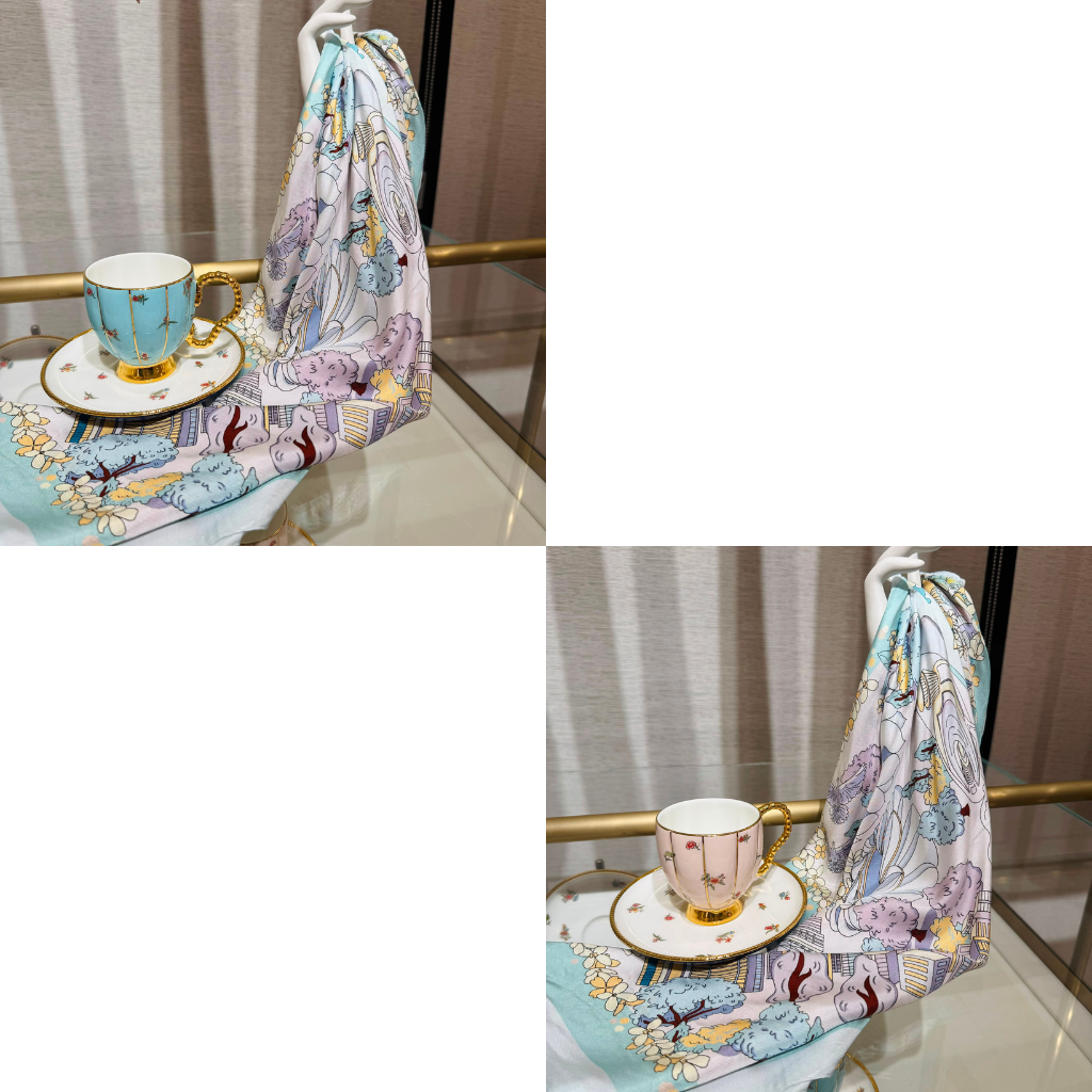 CN-CCG0708-289 亞洲芳香 (絲巾瓷器) (A89藍色/B89粉色)