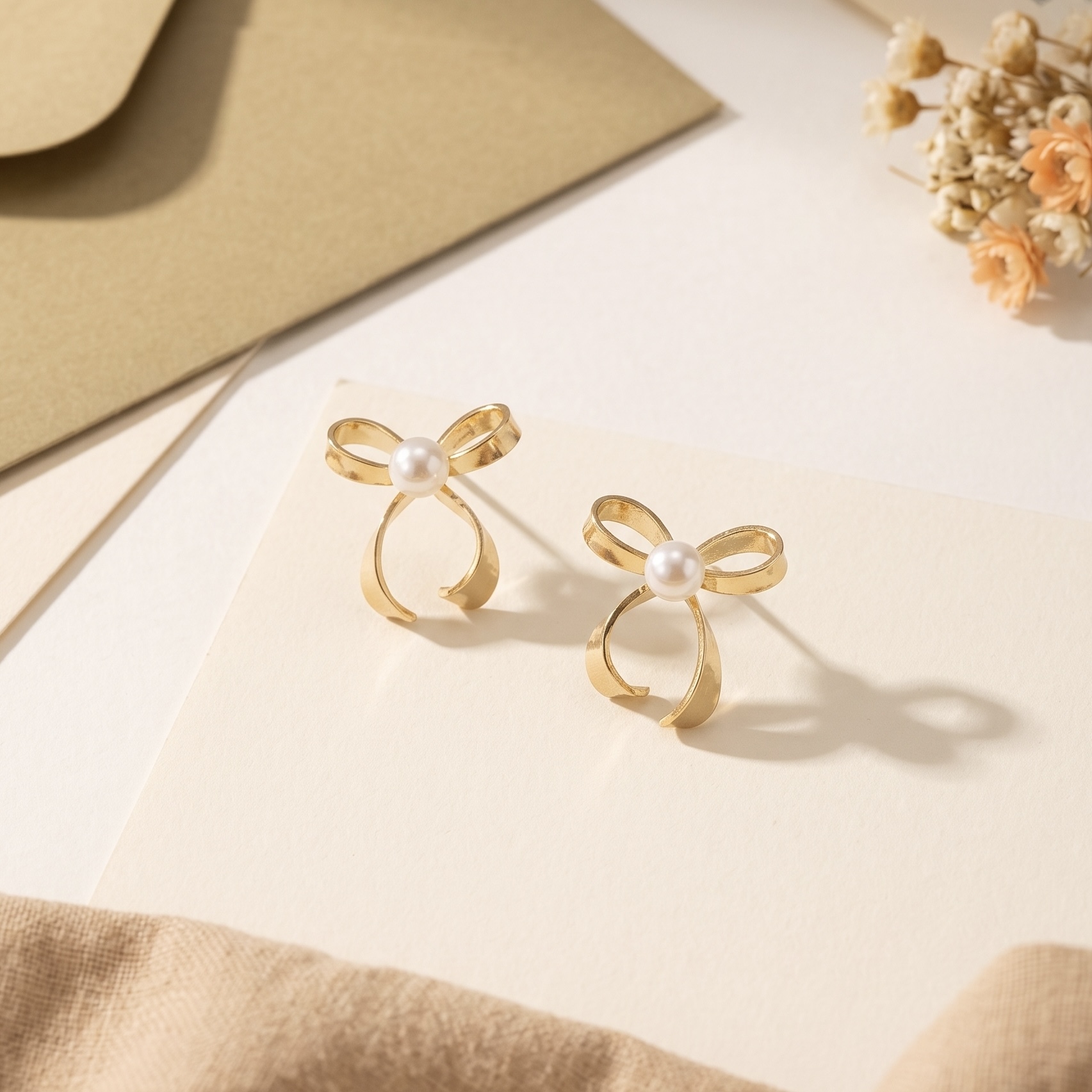 18K Gold Japanese Baby Akoya Pearl Earrings (2.5-3mm)