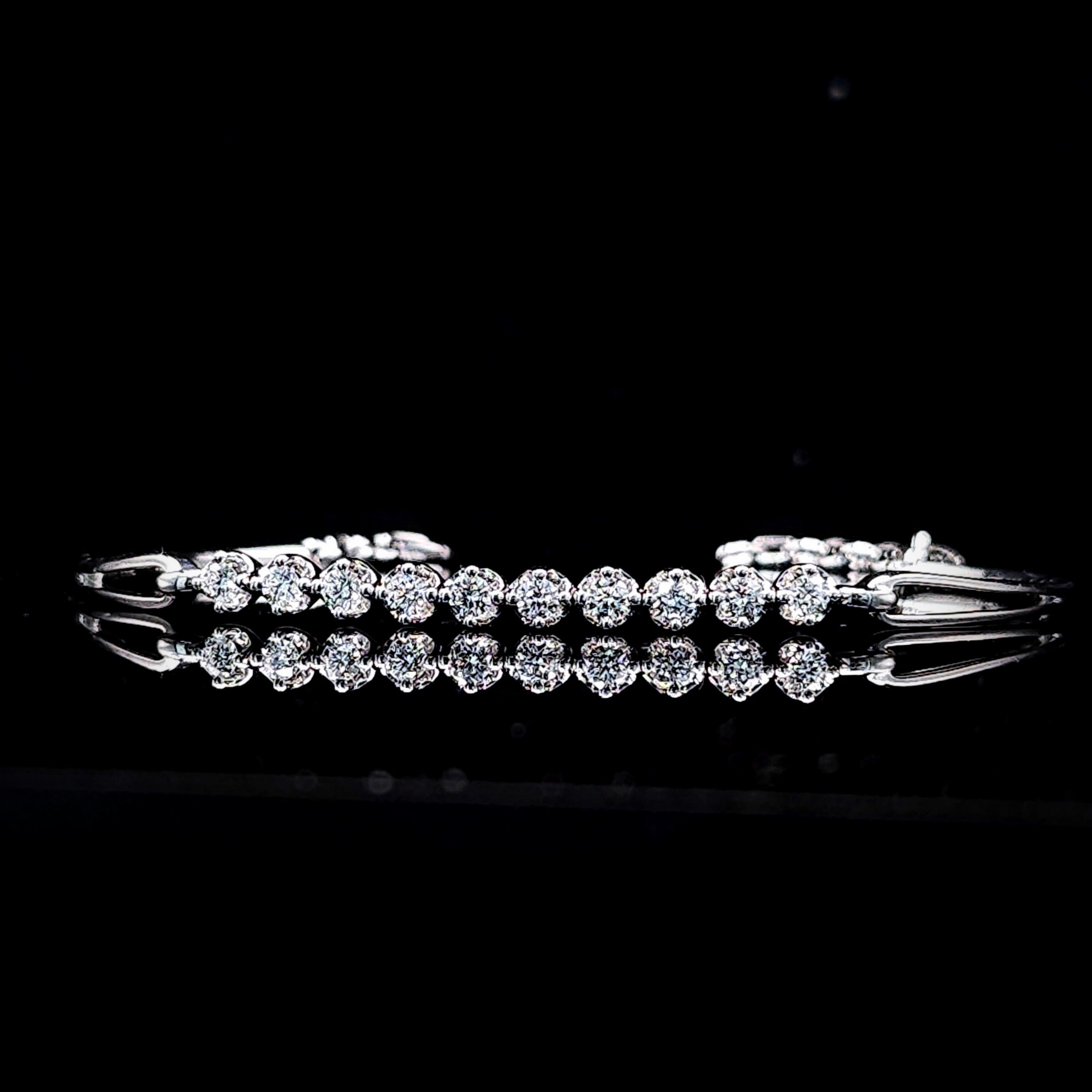 18K White Gold 0.55ct Diamond Bracelet