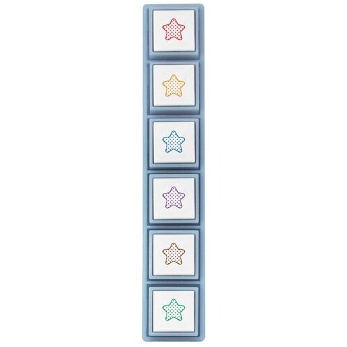 日本KODOMONOKAO Pick可分離按壓式浸透印章 星星 1802-013