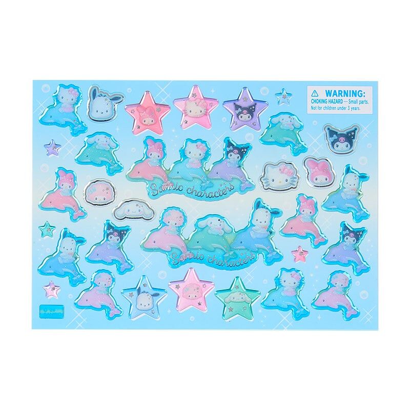 日本 Sanrio 海豚設計系列 貼紙套裝