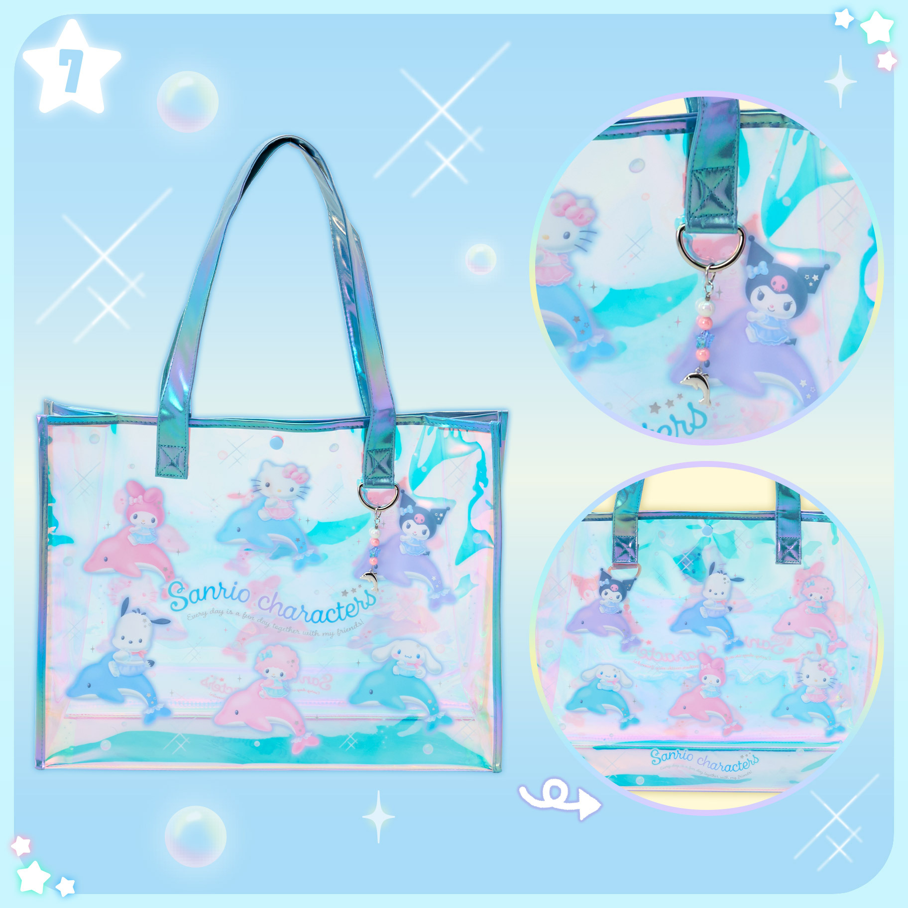 日本 Sanrio 海豚設計系列 手提袋